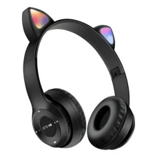 AURICULAR VINCHA  INALAMBRICO  GATITO P47 MINI CON LUZ