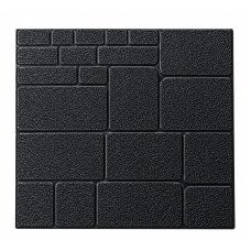 Placas Autoadhesivas 3D Símil Piedra Negra Para Pared  70x77cm