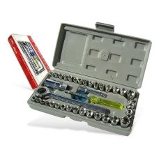 CAJA DE HERRAMIENTAS TUBO POR 40 PCS