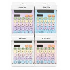 CALCULADORA COLOR PASTEL KK-2688