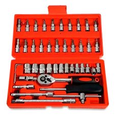 JUEGO DE LLAVE TUBO 46 PC