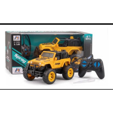 Camioneta 4x4 Control Remoto Lanza Humo Spray Luz Recargable