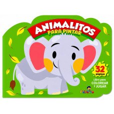 ANIMALITOS PARA PINTAR ELEFANTE 