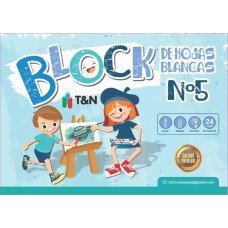 BLOCK HOJAS DE DIBUJO BLANCO T&N N°5 