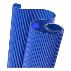 CARTON MICROCORUGADO AZUL