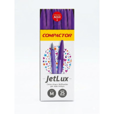 LAPICERA COMPACTOR VIOLETA TRAZO GRUESO X25 UNIDADES