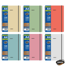 CUADERNO A4 120 HOJAS RIDEO