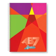 Cuaderno Laprida Ab7  Espiral T/D X 100 Hojas Cuadriculadas