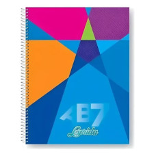 Cuaderno Laprida Ab7 Espiral T/dura 60 Hojas cuadriculadas