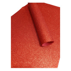 GOMA EVA GLITTER 40X60 ROJO