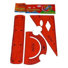 KIT GEOMETRICO REGLAS FLEXIBLES