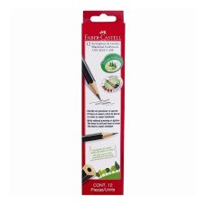 LAPICES NEGRO ECO GRAFITO FABER-CASTELL X12 