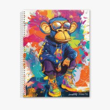 CUADERNO ESPIRAL RAYADO TAPA FLEXIBLE A4 LINEA16 70 HOJAS