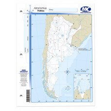 MAPA Nº 3 ARGENTINA POLITICO MC X40 