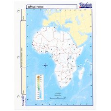 MAPA Nº 3 AFRICA POLITICO TRIUNFANTE X40 