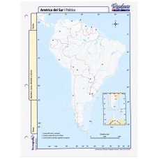 MAPA Nº 3 AMERICA DEL SUR POLITICO TRIUNFANTE X40 