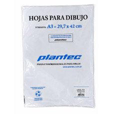 PAPEL / REPUESTO DE DIBUJO A3 106g 42x29 cm X10 HOJAS PLANTEC