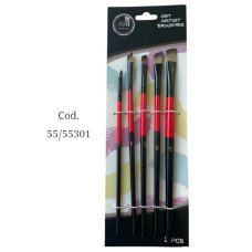 ASB SET PINCELES ARTISTICOS BISELADO CHATO X5 55301
