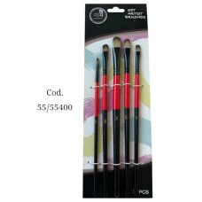 ASB SET PINCELES ARTISTICOS LENGUA DE GATO X5 55400