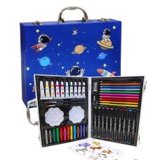 SET DE ARTE VALIJA ESPACIO 48 PCS 