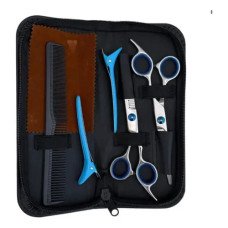 SET TIJERAS CORTE + PULIR BARBERIA Y PELUQUERIA 