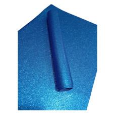 GOMA EVA GLITTER 40X60 AZUL