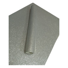 GOMA EVA GLITTER 40X60 PLATEADO