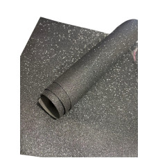 GOMA EVA GLITTER 40X60 NEGRO