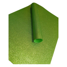 GOMA EVA GLITTER 40X60 VERDE CLARO