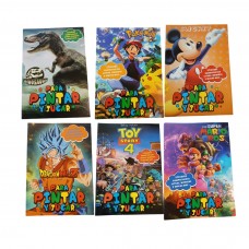 LIBROS PARA COLOREAR Y JUGAR - NENES