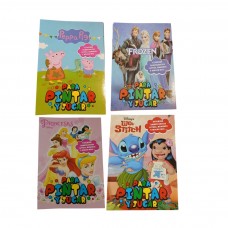LIBROS PARA COLOREAR Y JUGAR - NENAS