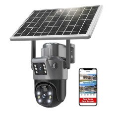 CAMARA WIFI CON PANTALLA SOLAR / CONEXION ELECTRICA