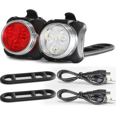 LUZ PARA BICICLETA RECARGABLES POR USB