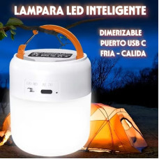 Lampara Led Tactil Recargable Usb 3 Tonos Dimmer Portatil