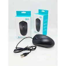 MOUSE OPTICO NEGRO 301