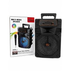 PARLANTE BLUETOOTH CON MICROFONO 8''