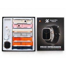 RELOJ INTELIGENTE + 7 MALLAS INTERCAMBIABLES 